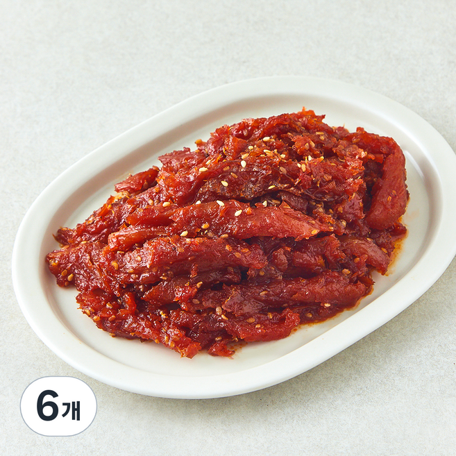 식도감 고추장 황태채 볶음, 100g, 6개