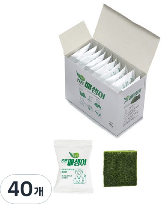 갯푸른 간편 매생이 블럭, 2g, 40개