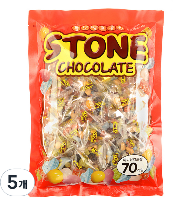일광제과 스톤초콜릿, 700g, 5개