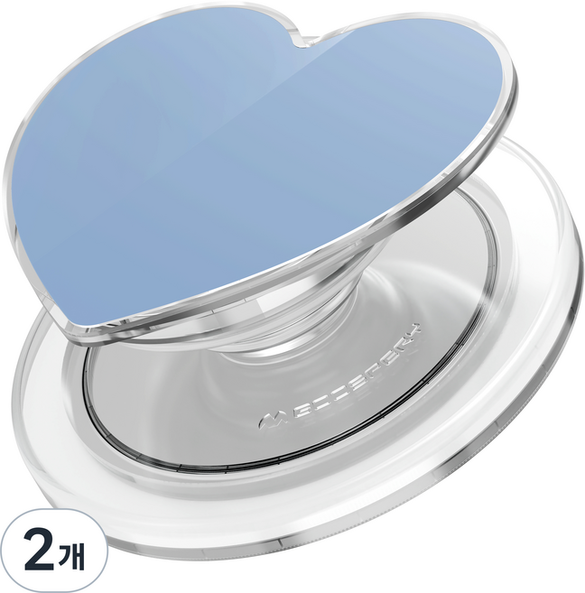 구스페리 하트 맥세이프 톡 휴대폰 거치대, 라벤더, 2개