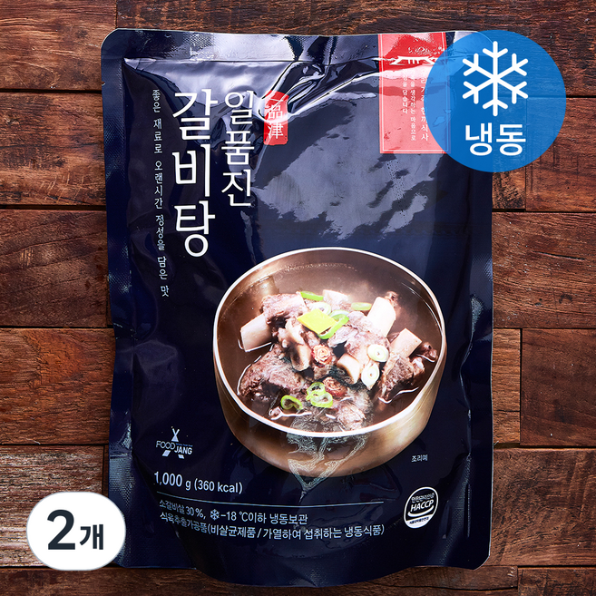 일품진 갈비탕 (냉동), 1kg, 2개