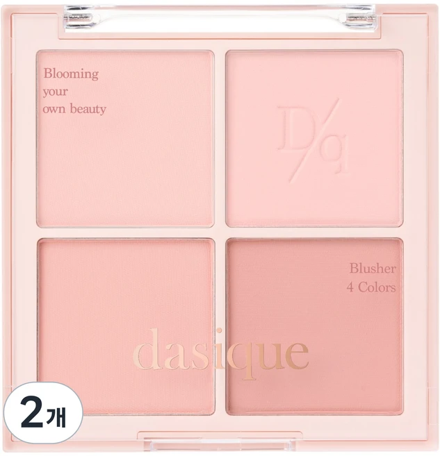 데이지크 블렌딩 무드 치크 8g, 15 로즈 밀크티, 2개 - 쿠팡