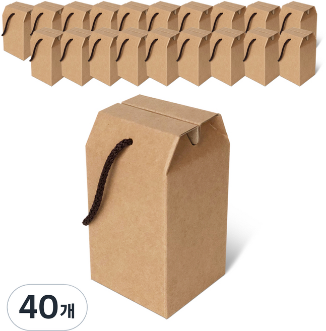 미르코리아 고급형 대형 포장박스 높은형, 혼합색상, 40개