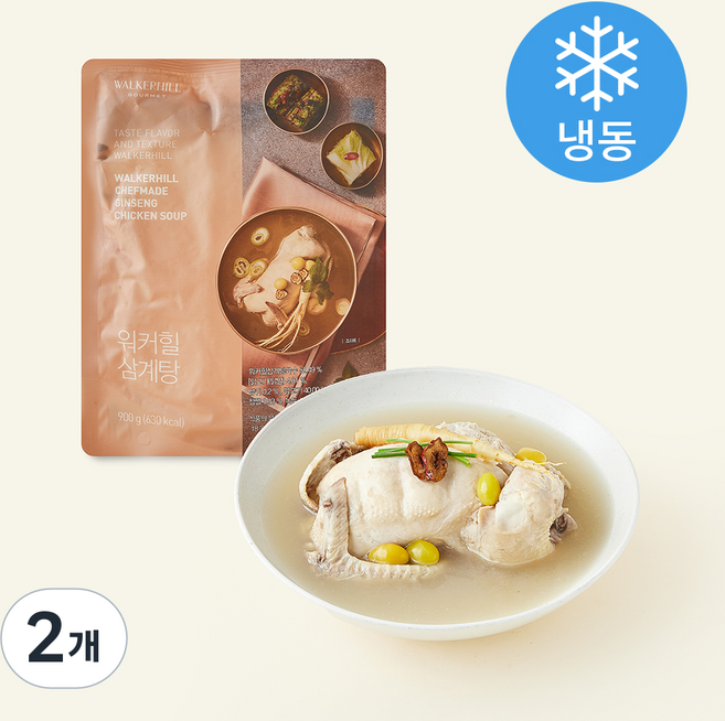 워커힐 삼계탕 (냉동), 900g, 2개