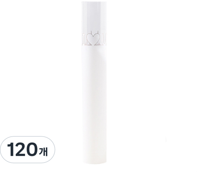 에스피글로벌 장미 한송이 I LOVE YOU 플라워 포장지, 화이트, 120개