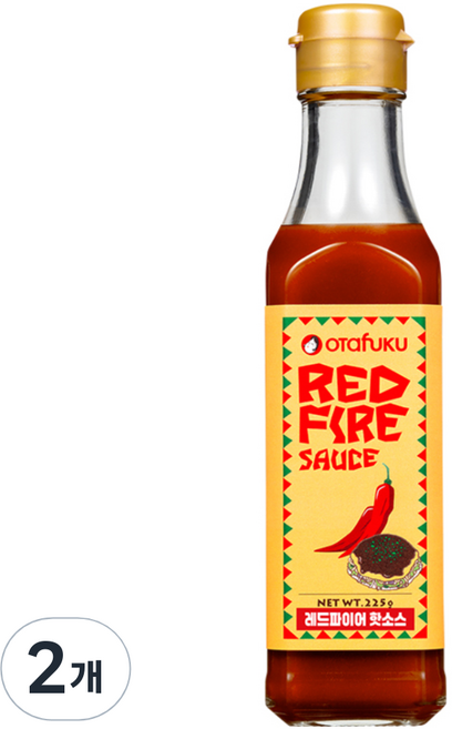 오타후쿠 레드파이어 핫소스, 2개, 225g