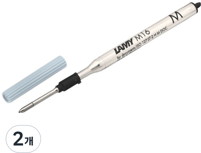 德國 LAMY M16 原子筆替芯 M 1mm, 黑色, 2個