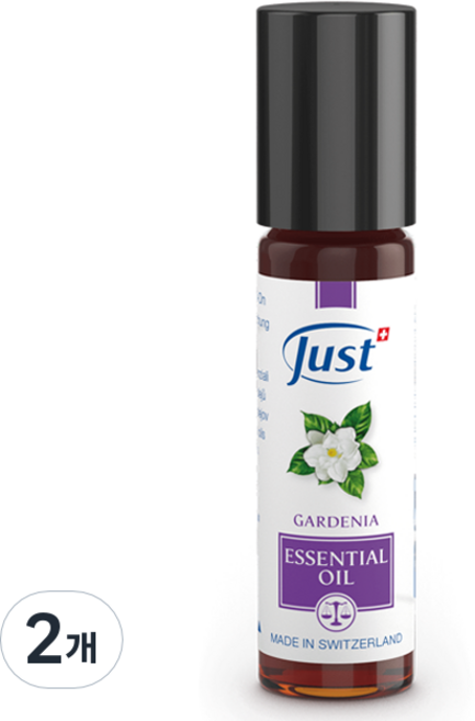유스트 에센셜 롤 온 오일 가드니아, 2개, 10ml