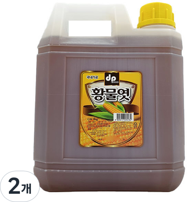 두포 뚜레반 황물엿, 8kg, 2개