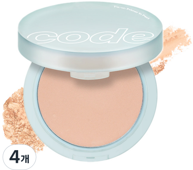 코드글로컬러 픽스온 프라이머 인 팩트 11g, 23호 내추럴, 4개