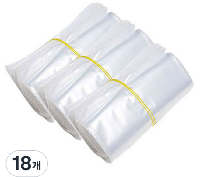 Green Vinyl 生活夾鏈袋, 10 x 13 cm, 100入, 18個