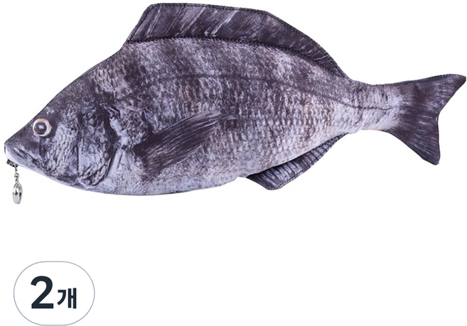 아트조이 업그레이드 리얼 생선 필통, 08 감성돔, 2개