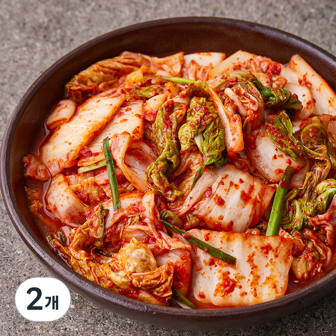 맛김치, 1kg, 2개