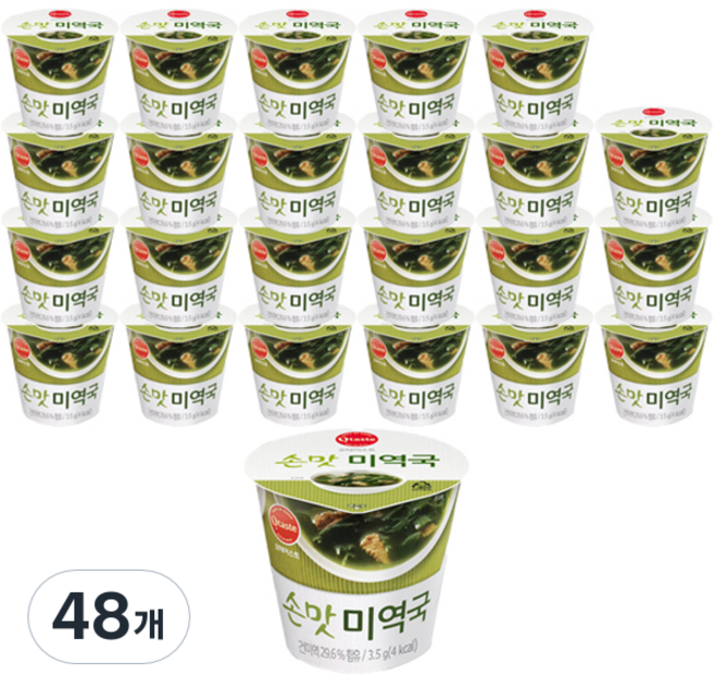 오테이스트 손맛 미역국, 3.5g, 48개