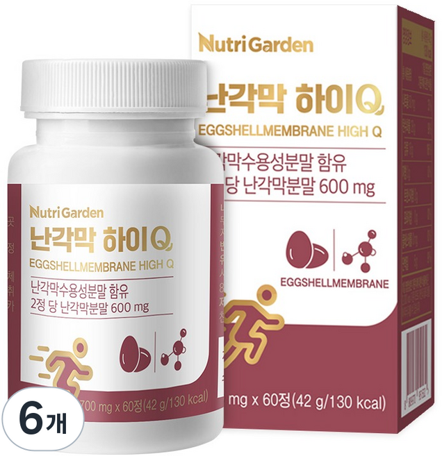 Nutri Garden 卵殼膜 High Q, 6個, 60錠