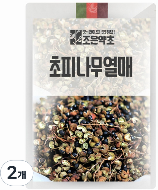조은약초 프리미엄 초피나무열매 제피 천초, 200g, 2개