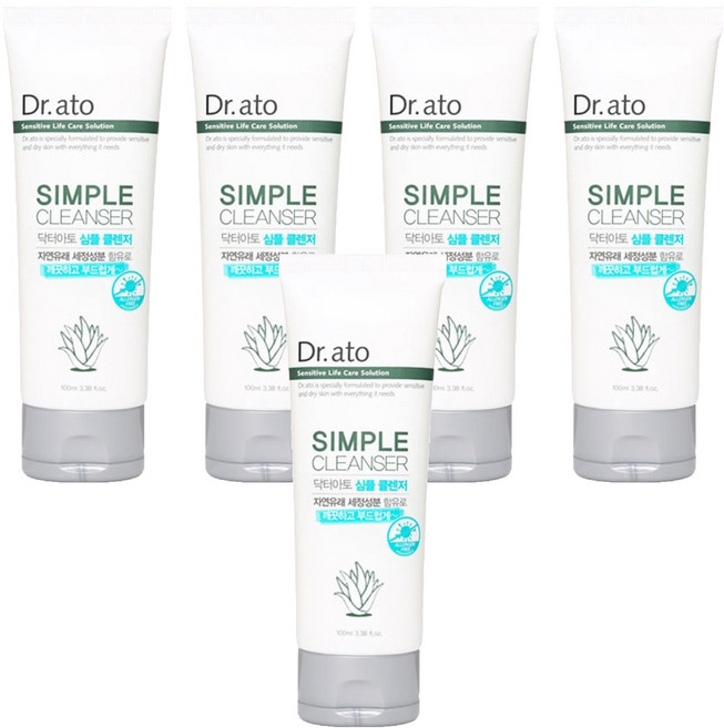 닥터아토 심플클렌저, 100ml, 5개