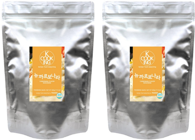 케이쿠킹 뉴까르보나라 분말, 500g, 2개