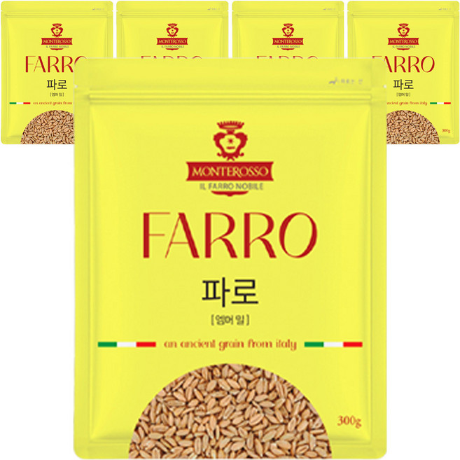 초원한방플러스 파로 엠머 밀, 5개, 300g