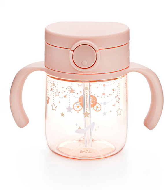 릿첼 아스타 빨대컵, 200ml, 1개, 코럴핑크
