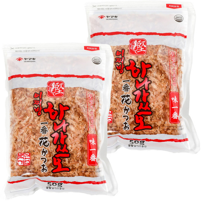 야마끼 이찌방 하나 토핑용 가쓰오부시, 2개, 50g
