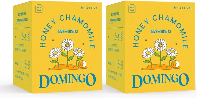 도밍고 꿀캐모마일차, 1.3g, 10개입, 2개 - 쿠팡