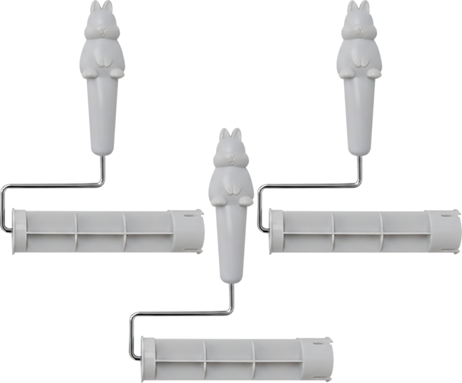 USAGI 兔子黏巴達滾輪 顏色隨機, 3個