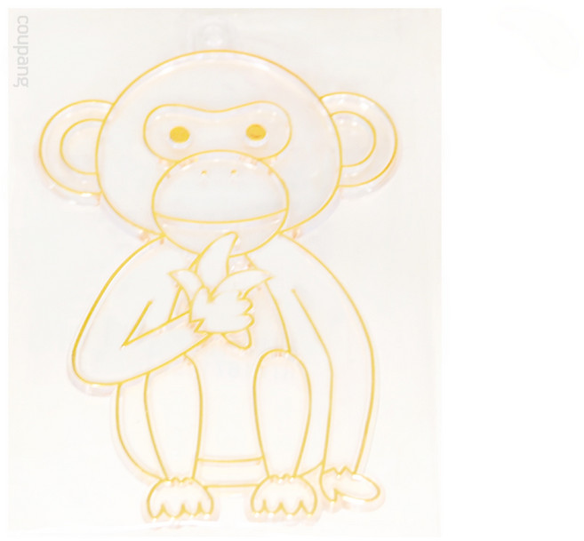 AMOS 阿摩司 壓克力模型版 猴犀利 適用年齡三歲以上, 1個