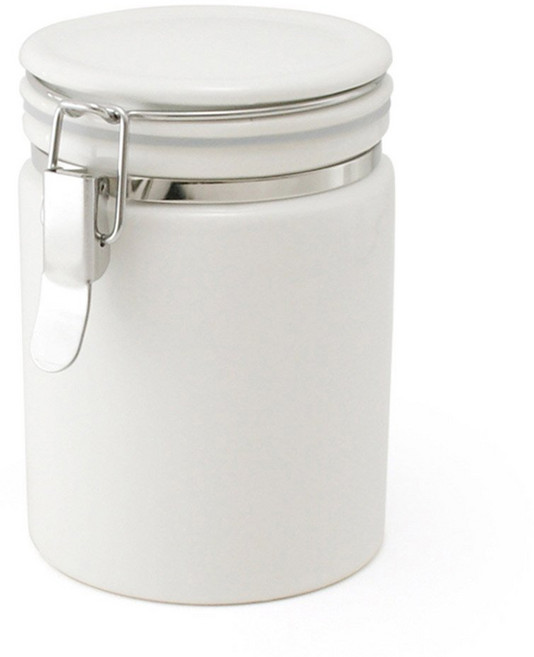 ZERO JAPAN. 圓型密封罐 CO-200WH 白色, 800ml, 1個
