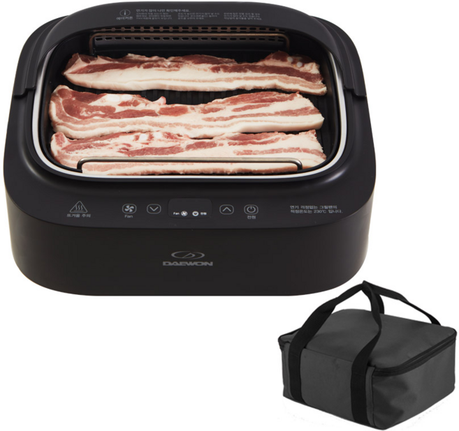 대원가전 연기잡는 그릴 + 보관가방 세트, DW-SG913