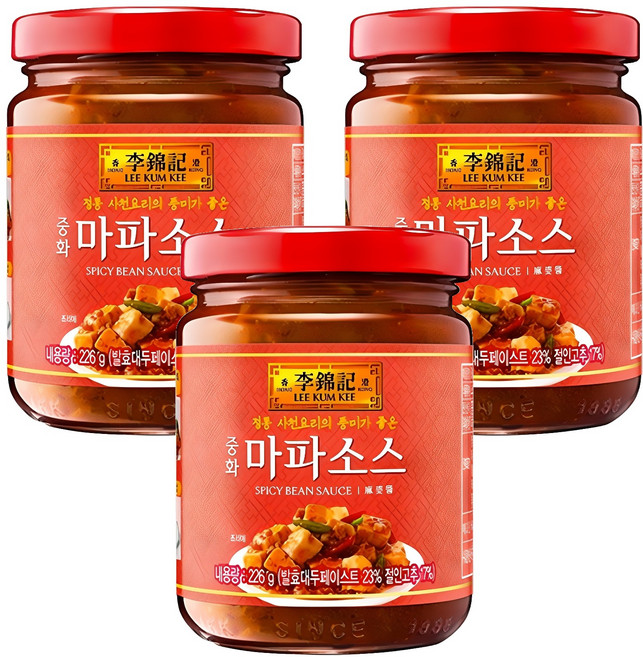 이금기 중화 마파소스, 226g, 3개