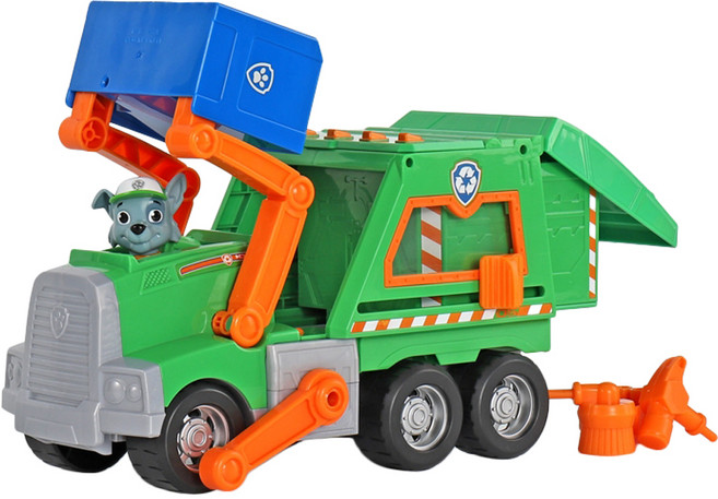 PAW PATROL 汪汪隊立大功 灰灰 + 大型環保回收車 3歲以上, Green, 1組