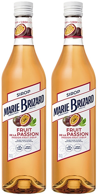 마리브리자드 패션프루츠 시럽, 700ml, 2개