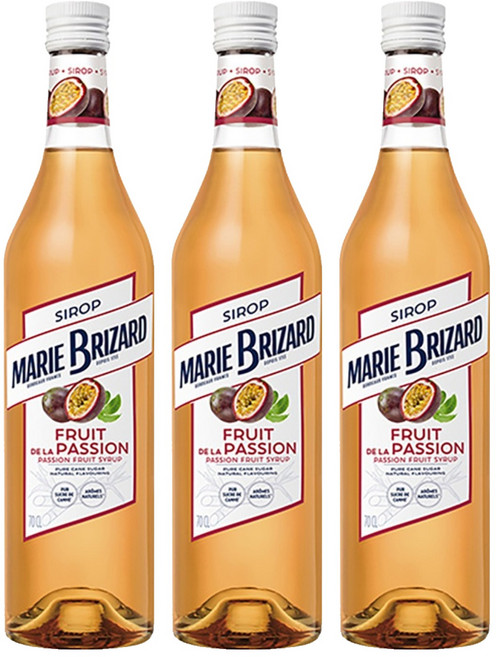 마리브리자드 패션프루츠 시럽, 700ml, 3개