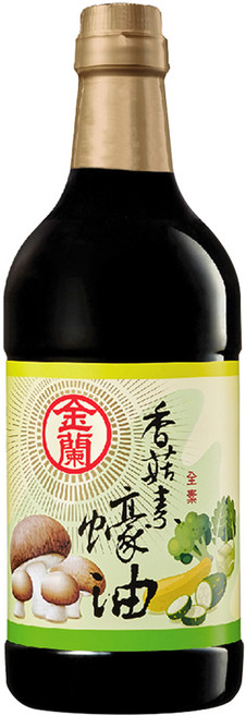 金蘭 香菇素蠔油 嚴選日本香菇精華 葷素不限 適用多種家常料理, 1L, 1瓶