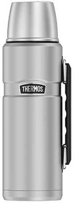 THERMOS 膳魔師 不鏽鋼真空保溫瓶, 銀色, 1.2L, 1個