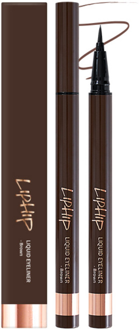 립힙 리퀴드 아이라이너 0.6g, 브라운, 1개
