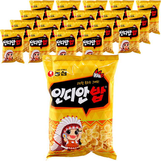 인디안밥 스낵, 83g, 20개