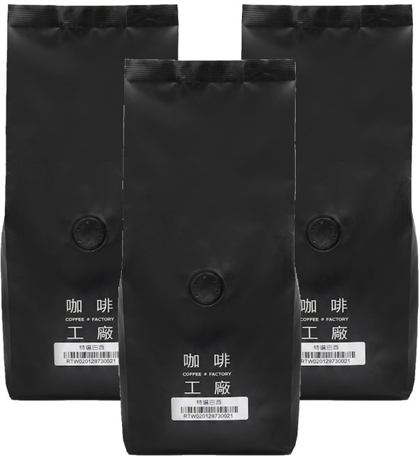 咖啡工廠 精品級G1咖啡豆 特選巴西, 咖啡豆(無研磨), 450g, 3包