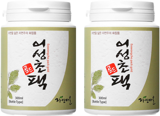 Jayeonmaeul 어성초팩 골드, 1개입, 2개