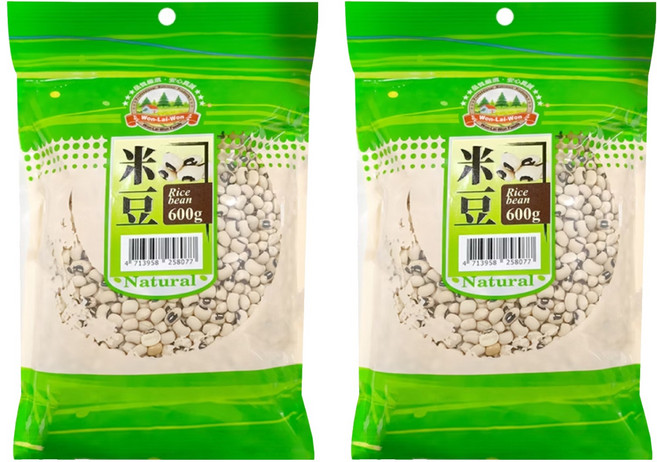 WON LAI WON 旺來旺 米豆, 600g, 2包
