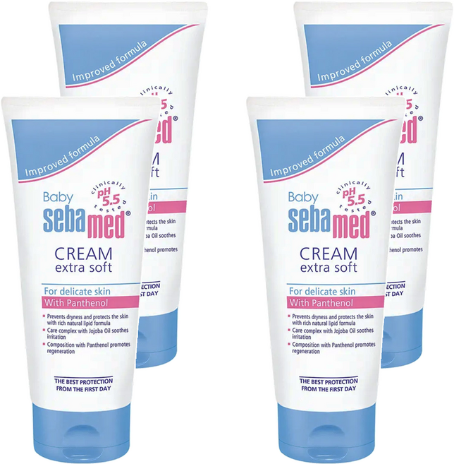 Baby sebamed 施巴 嬰兒護膚膏, 200ml, 4條