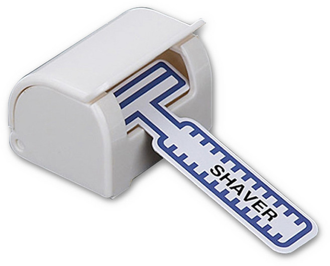 뉴앤룩 붙이는 면도기 홀더, 화이트, 1개
