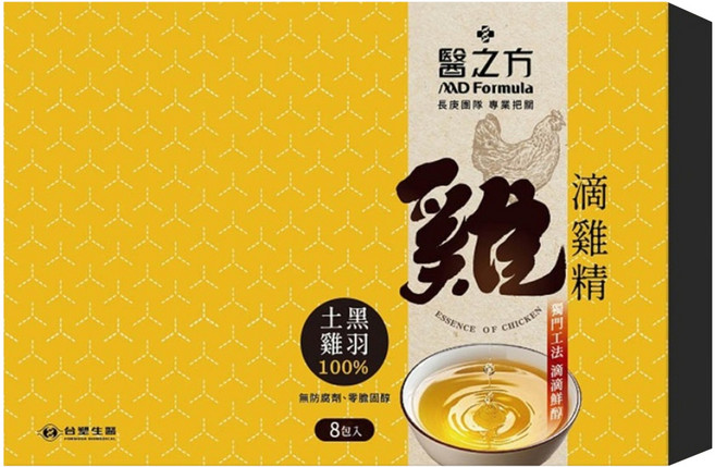 台塑生醫 MD Formula 醫之方 滴雞精 8包, 1盒, 440ml