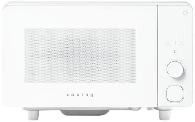 쿠잉전자 프리즘 플랫 전자레인지 버튼 다이얼식 20L, MC-P20WLF