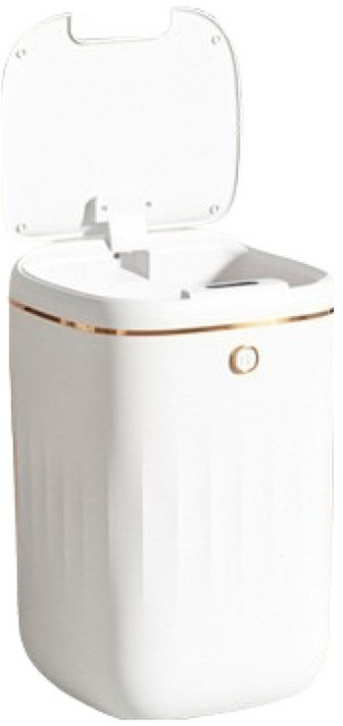 輕奢紫光垃圾桶, 白色