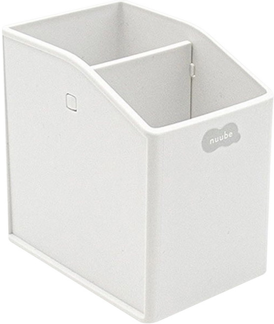 YAMADA 山田化學 3338 兩格筆座 白色, 1入