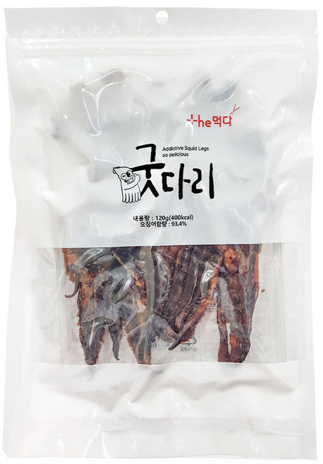더먹다 굿다리 신선 조미오징어, 120g, 1개
