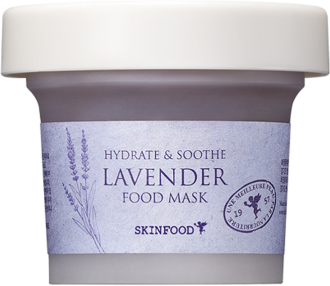 SKINFOOD 薰衣草水洗面膜, 1罐, 1罐