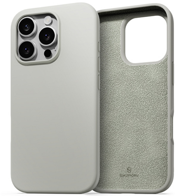 신지모루 소프트그립 실리콘 컬러 휴대폰 케이스